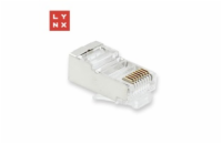 LYNX konektor STP Cat5e, 50µ, 100ks