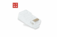 LYNX konektor UTP Cat5e, 50µ, 100ks