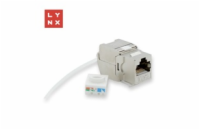LYNX keystone STP Cat6, samozařezávací, stříbrný