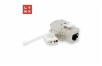 LYNX keystone STP Cat5e, samozařezávací, stříbrný