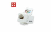 LYNX keystone UTP Cat5e, samozařevácí, 90 stp., bílý