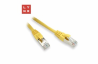 LYNX FTP patch kabel Cat5e PVC, CCA, 20m, žlutý