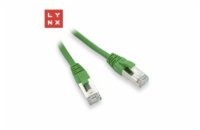 LYNX FTP patch kabel Cat5e PVC, CCA, 3m, zelený
