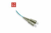LYNX duplexní patch kabel MM, OM3, SC/SC, 50/125µm, 3m