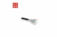PLANET kabel SFTP, drát, Cat 6A, 4p, 500MHz, PE venkovní, stíněný každý pár, Planet Elite, černý, Dca, balení 500m