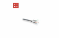LYNX SFTP kabel, Cat6a, LSZH, celoměděný, vnitřní, šedý, cívka 500m