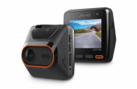 Mio MiVue C430 kamera do auta Autokamera Mio MiVue C430 s GPS přijímačem a zorným úhlem 155°. Nahrává ve Full HD při 30 fps, má detektor radarů, pohybový senzor, smyčku nahrávání a automatické spuště