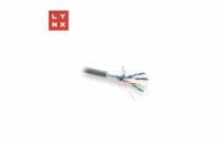 LYNX FTP kabel, Cat6, LSZH, celoměděný, vnitřní, šedý, box 305m
