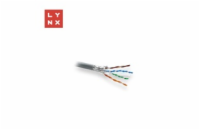 LYNX FTP kabel, Cat6, PVC (Eca), celoměděný, vnitřní, šedý, box 305m