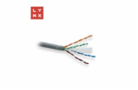 LYNX UTP kabel, Cat6, LSOH, celoměděný, vnitřní, šedý, box 305m