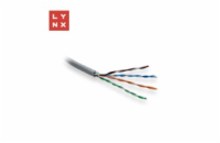 LYNX UTP kabel Cat5e, PVC (Eca), celoměděný, vnitřní , šedý, box 305m