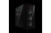 ARCTIC skříň Xtender / E-ATX / 2x120mm ARGB fan / 2xUSB / USB-C / vertical GPU kit / tónované sklo / černá