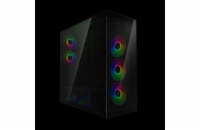 ARCTIC skříň Xtender / E-ATX / 2x120mm ARGB fan / 2xUSB / USB-C / tónované sklo / černá