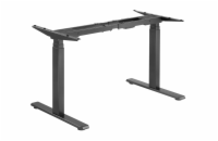 Výškově stavitelná stolová podnož Brateck M08-23DE 2 motory rozsah 620-1280 mm nosnost 100 kg