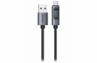 Swissten LCD kabel USB-A / USB-C 1m