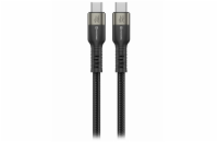 Swissten datový video kabel USB 4.0, USB-C, 240w, 8k@60hz, 40 gb/s, TB3 & TB4, 0,5 m černý