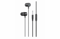 Sluchátka iPEAX 3,5mm Jack Black