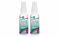 Clean IT Čisticí roztok na obrazovky s utěrkou - 2 x 30ml Fleky, nečistoty i bakterie vezmou za své při použití roztoku na notebooky, který je vhodné použít na čištění jejich obrazovky a klávesnice. 