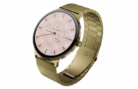 Garett Smartwatch Verona 2 zlatá, gold SOLID steel