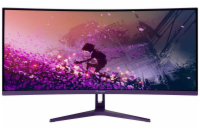 AROZZI NOVA herní monitor 34" 34T2K165 Purple/ LED/ 3440x1440/ 165Hz/ VA/ 4000:1/ 1ms/ 2xHDMI/ 2xDP/ fialový