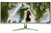 AROZZI NOVA herní monitor 34" 34T2K165 Forest Green/ LED/ 3440x1440/ 165Hz/ VA/ 4000:1/ 1ms/ 2xHDMI/ 2xDP/ mech. zelený