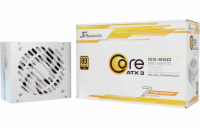 SEASONIC zdroj Core GX-650 bílý / 650W / ATX3.1 / 120mm fan / modulární / 80PLUS Gold