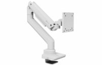 AROZZI ALZARE NEO PRO White/ stolní držák pro monitory/ plynový píst/ kovový/ bílý