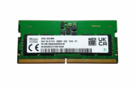 SK Hynix 8GB DDR5 5600MHz CL46 SODIMM Moderní paměť SK Hynix DDR5 s kapacitou 8 GB a rychlostí 5600 MHz. Časování CL46 a formát SODIMM zajišťují vysoký výkon a úsporný provoz pro nové generace notebo