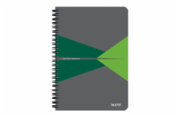 Leitz zápisník Office A5 s kartonovými deskami, drátěná vazba, čtverečkovaný