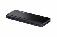 TP-LINK 7 ports USB 3.0 Hub V5.0 with 2 power charge ports 2.4A Max Desktop a 12V/4A power adapter included