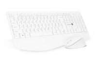 Connect IT Combo bezdrátová klávesnice + myš (+1x AAA +1x AA baterie) CZ/SK - bílá Elegantní bílý bezdrátový set CKM-7804-CS s CZ/SK lokalizací, 13 multimediálními klávesami, tichým chodem a jedním U