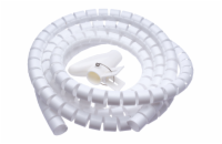 Connect IT Trubice pro vedení kabelů Winder, 2.5m x 20mm - bílá Bílá trubice pro efektivní vedení kabelů – délka 2,5?m, průměr 20?mm. Ideální řešení pro uspořádání kabeláže doma i v kanceláři. Chrání