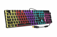 Connect IT NEO Pudding mechanická herní klávesnice, CZ - černá Mechanická herní klávesnice CKB-3570-CS s CZ layoutem, RAINBOW podsvícením, anti-ghostingem a spínači s výdrží až 50 miliónů kliknutí – 