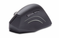 Connect IT For Health ergonomická vertikální bezdrátová myš (+2x AAA baterie) - černá Ergonomická bezdrátová vertikální myš CMO-2510-BK s 6 tlačítky a volitelným DPI až 1600, ideální prevence proti s