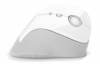 Connect IT For Health Gloss ergonomická vertikální bezdrátová myš (+1x AA baterie) - bílá Vertikální ergonomická optická bezdrátová myš Connect IT CMO-2700-WH určená speciálně jako prevence proti syn