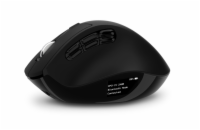 Connect IT For Health DualMode bezdrátová ergonomická myš s LCD displejem - černá Prémiová ergonomická myš CMO-4400-BK s LCD displejem a připojením ke dvěma zařízením najednou (Bluetooth + 2,4 GHz). 