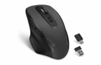 Connect IT Dual SmartSwitch bezdrátová myš, USB-A + C (+1x AA baterie) - šedá Bezdrátová myš CMO-3100-GY s funkcí SmartSwitch, dvěma USB přijímači (USB-A + USB-C) a ergonomickým designem. Vhodná pro 