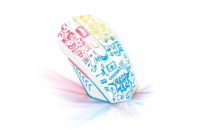 Connect IT Doodle Limited Edition herní myš - bílá Limitovaná edice herní myši CMO-1144-DD s unikátním DOODLE designem, plynulým RGB podsvícením a ergonomickým tvarem. Nabízí rychlé snímání pohybu, 6