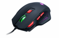 Connect IT Biohazard herní myš - černá Stylová herní myš Connect IT Biohazard CI-191 s RGB podsvícením, 7 tlačítky a nastavitelným DPI až 3200. Ergonomická konstrukce a pozlacený USB konektor zajistí