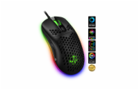 Connect IT Battle AIR 2 profesionální optická herní myš + SW, 12800 DPI - černá Profesionální herní myš Connect IT Battle AIR 2 (CMO-5511-BK) s odlehčenou konstrukcí, RGB podsvícením a rozlišením až 