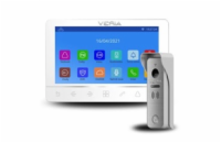 Veria SET Videotelefon  8276B bílý + vstupní stanice  831 ze série  2-WIRE