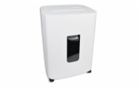 Skartovačka DESQ, 2 x 12 mm, 20l, křížový řez, bílá