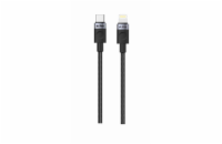 Kabel iPEAX 90010102 USB-C/Lightning 1m Black