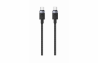 iPEAX TEXTILNÍ KABEL USB-C / USB-C 1,5M, USB 2.0 ČERNÝ