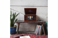 Victrola VTA-600B-MAH-INT Navigator 8v1 gramofon hnědý