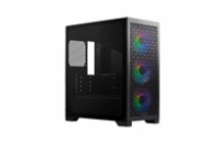 Cooler Master case Elite 302, Průhledná bočnice, mATX, 3x 120mm ARGB Fan, černá