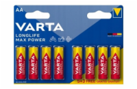 Varta Varta Longlife Max Power, alkalické baterie, AA, 8 ks