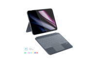 Epico Backlit Keyboard Case for Apple iPad Pro 11"/Air 10,9" A14/10,9" M1/Air 11" M2/M3 - US/šedá