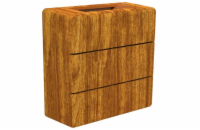 IMMAX LUXLINE venkovní LED nástěnné osvětlení, 6W, 3000K, 240V, IP54, ořechové dřevo