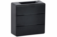 IMMAX LUXLINE venkovní LED nástěnné osvětlení, 6W, 3000K, 240V, IP54, černé